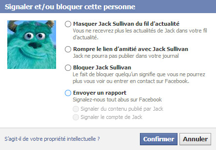 Bloquer un ami sur Facebook