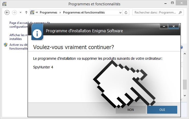 supprimer spyhunter étape 2