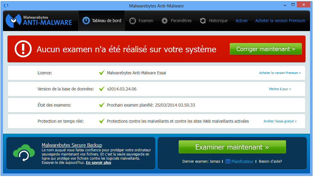 Comment supprimer Media Player avec malwarebytes anti-malware