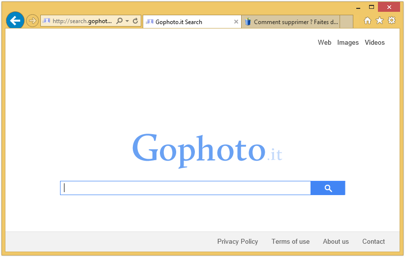supprimer search.gophoto.it