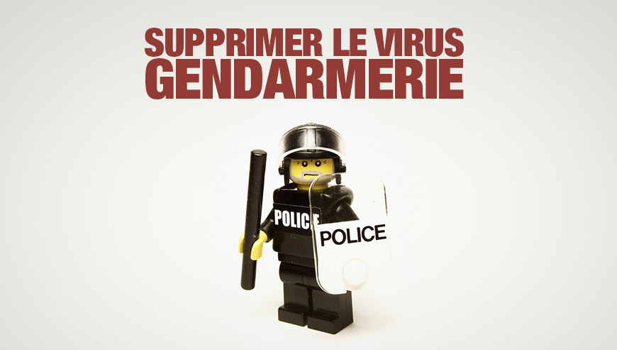 Supprimer le virus Gendarmerie