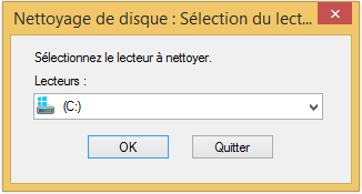 supprimer windows old avec le nettoyage de disque