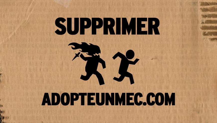 supprimer adopteunmec.com