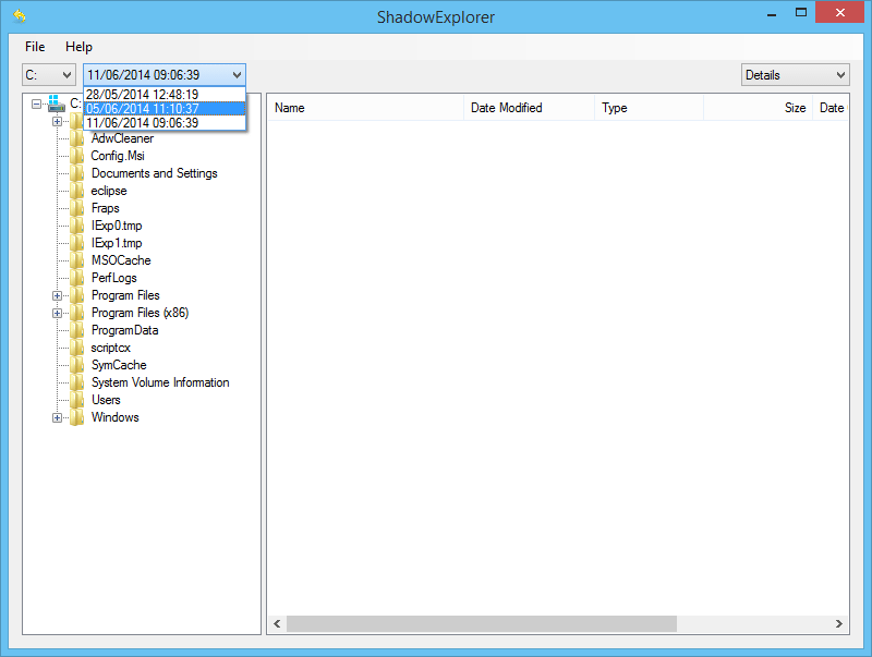 Récuperez une ancienne version de vos fichiers avec Shadow Explorer