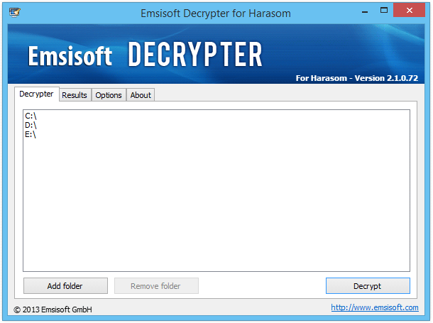 emisoft decrypter harasom