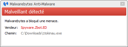 Cryptowall 3.0 détecté par Malwarebytes Anti-Malware Premium