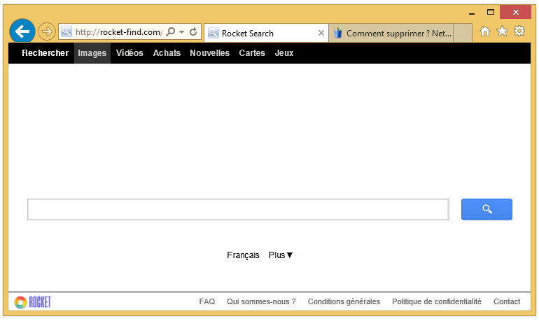 supprimer rocket search