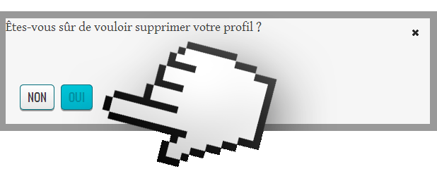 supprimer un compte copains d'avant étape 2