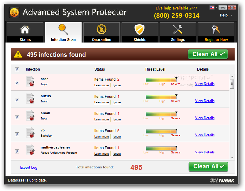 problèmes avec usb, ordinateurs et logiciels Advanced-system-protector-entfernen