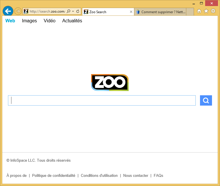 supprimer zoo search