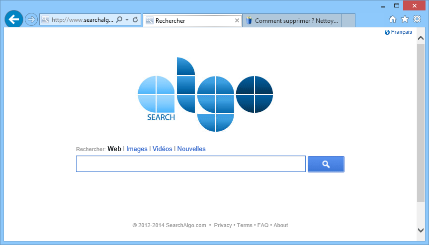 supprimer searchalgo.com