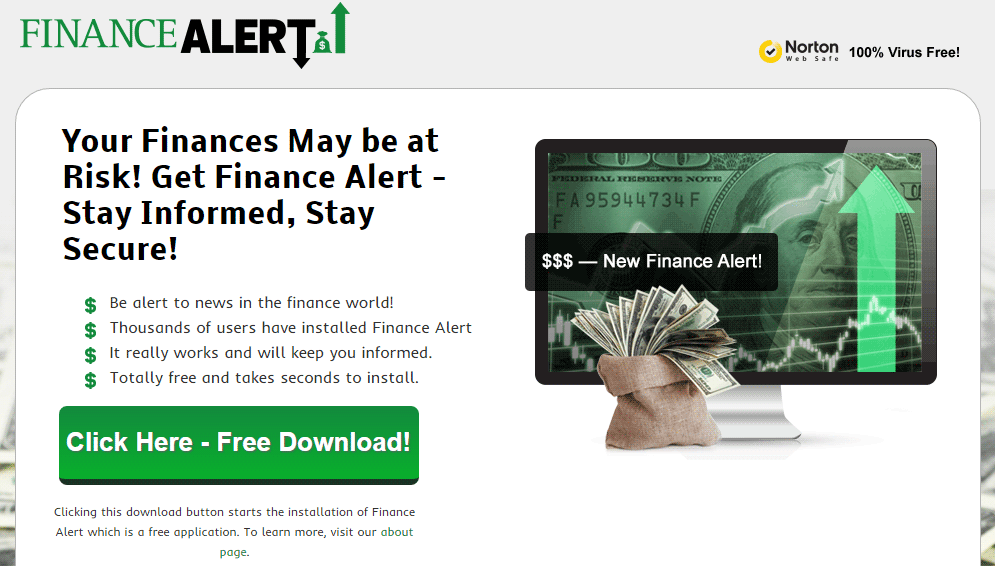 ad by finance alert