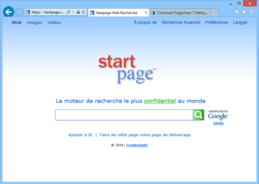 supprimer-startpage