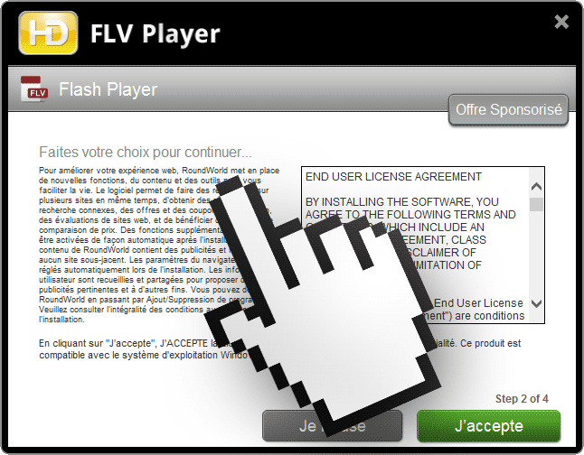 installation de round world via un installeur parasite
