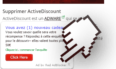 ad by red adblocker