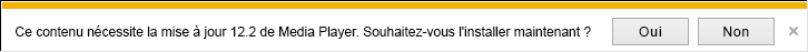 mise a jour media player 12