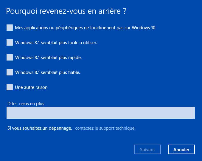 supprimer windows 10 étape 3