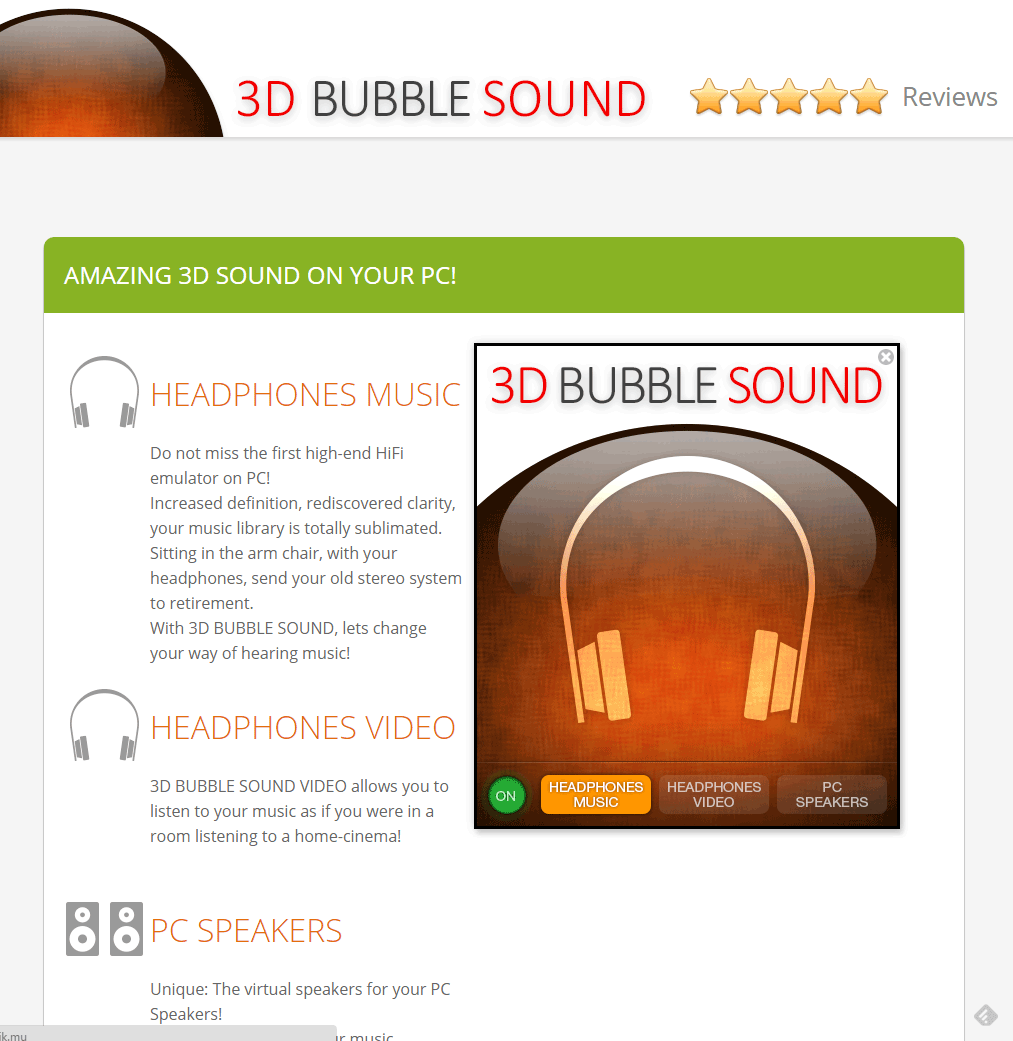 3d bubble sound