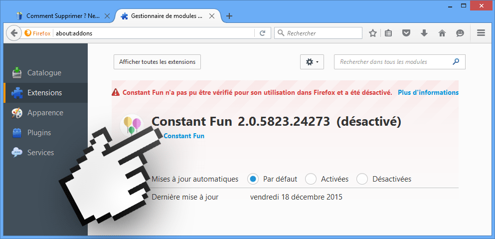 constant fun firefox