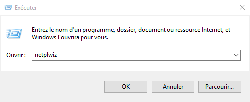 executer windows 10 netplwiz