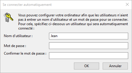 mot de passe windows 10