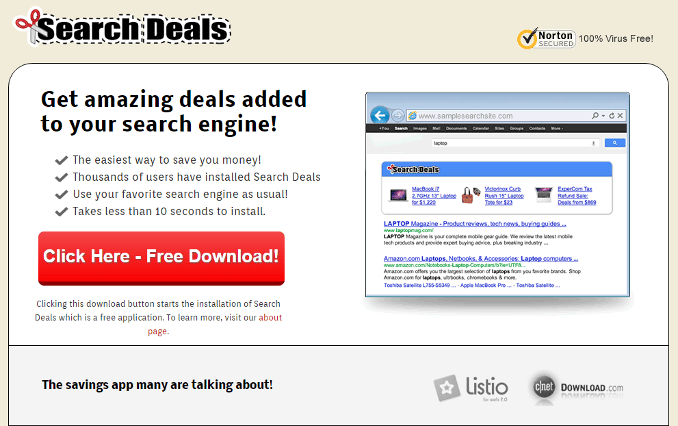 search deals ads