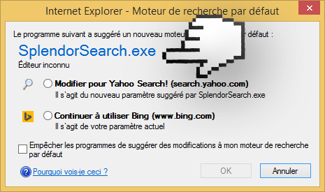 splendor search internet explorer